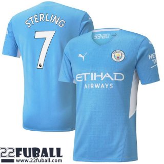 Fussball Trikots Manchester City Heimtrikot Herren 21 22 # Sterling 7