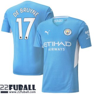 Fussball Trikots Manchester City Heimtrikot Herren 21 22 # De Bruyne 17