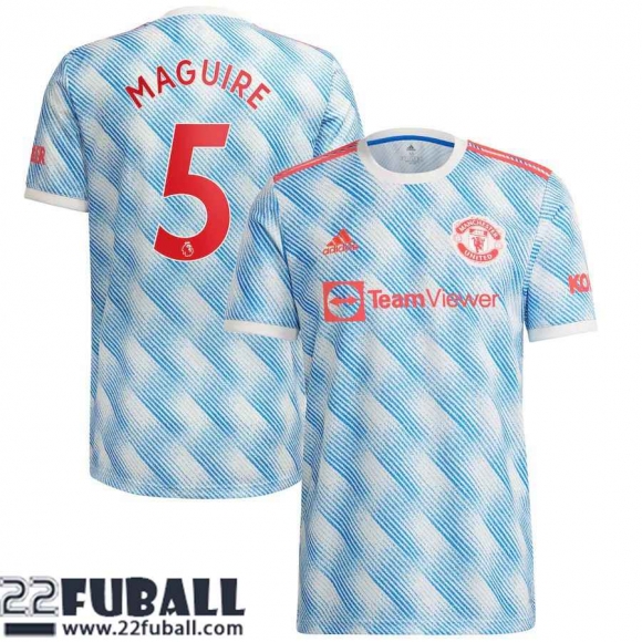 Fussball Trikots Manchester United Auswärtstrikot Herren 21 22 # Maguire 5