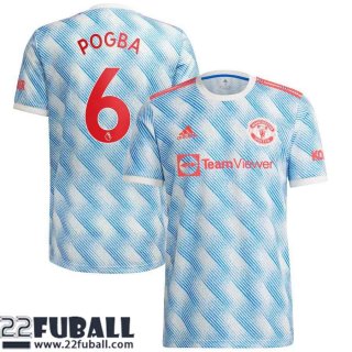 Fussball Trikots Manchester United Auswärtstrikot Herren 21 22 # Pogba 6