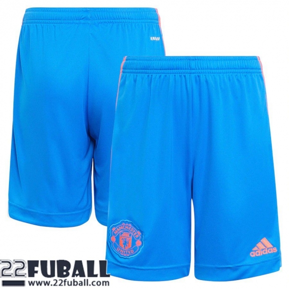 Fussball Shorts Manchester United Auswärtstrikot Herren 21 22 DK39