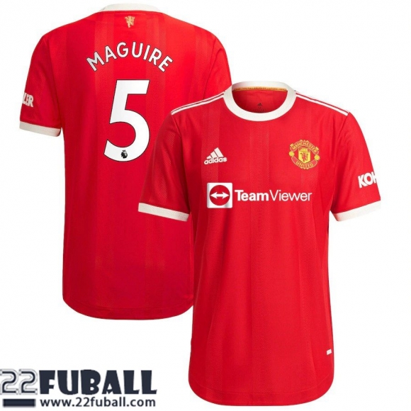 Fussball Trikots Manchester United Heimtrikot Herren 21 22 # Maguire 5