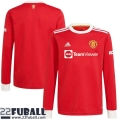 Fussball Trikots Manchester United Heimtrikot Langarm Herren 21 22