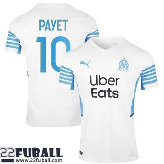 Fussball Trikots Olympique Marseille Heimtrikot Herren 21 22 # Payet 10