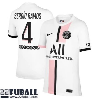 Fussball Trikots PSG Auswärtstrikot Herren 21 22 # Sergio Ramos 4