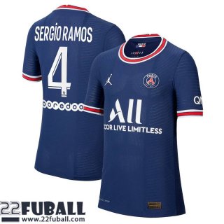 Fussball Trikots PSG Heimtrikot Herren 21 22 # Sergio Ramos 4