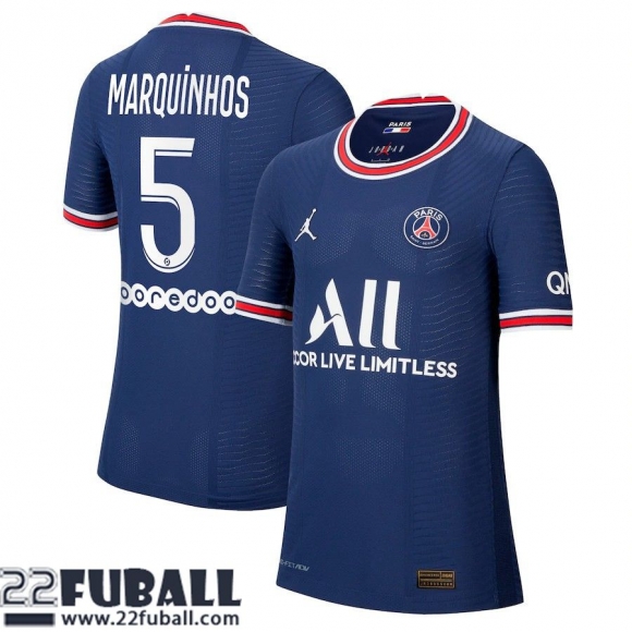 Fussball Trikots PSG Heimtrikot Herren 21 22 # Marquinhos 5