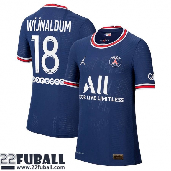 Fussball Trikots PSG Heimtrikot Herren 21 22 # Wijnaldum 18