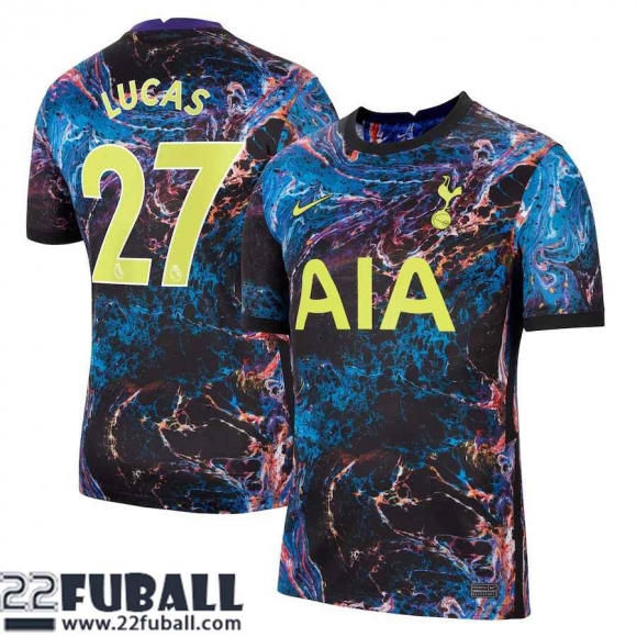 Fussball Trikots Tottenham Hotspur Auswärtstrikot Herren 21 22 # Lucas 27