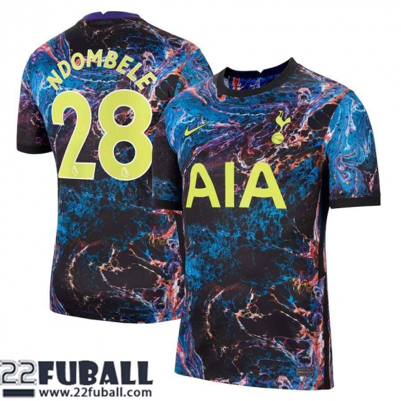 Fussball Trikots Tottenham Hotspur Auswärtstrikot Herren 21 22 # Ndombele 28