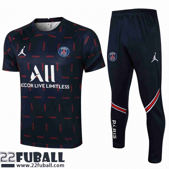 T-shirt PSG Schwarz Herren 21 22 PL101