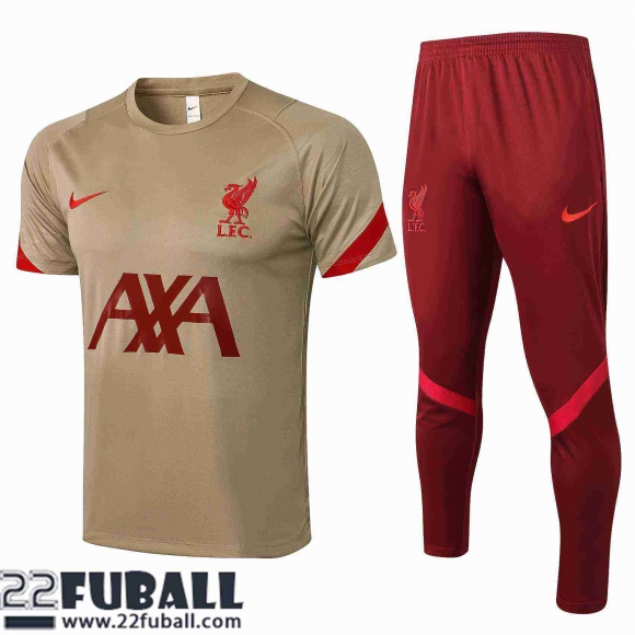 T-shirt Liverpool Gelb Herren 21 22 PL102