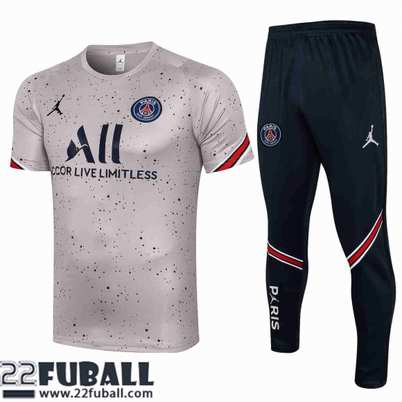 T-shirt PSG Grau Herren 21 22 PL118