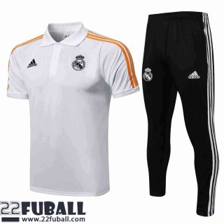 Poloshirts Real Madrid Weiß Herren 21 22 PL130