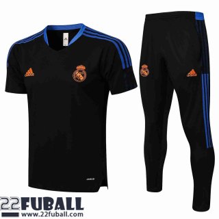 T-shirt Real Madrid Schwarz Herren 21 22 PL132