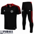 T-shirt Manchester United Schwarz Herren 21 22 PL136