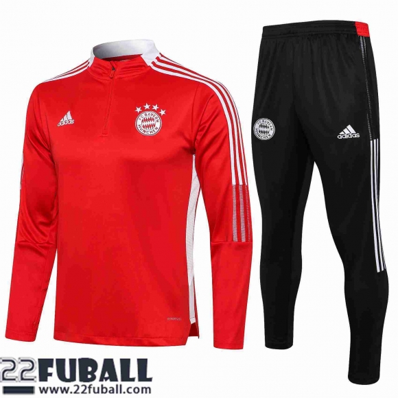 Trainingsanzug Bayern Munchen rot Herren 21 22 TG105