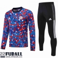 Trainingsanzug Bayern Munchen Blau Rot Herren 21 22 TG43