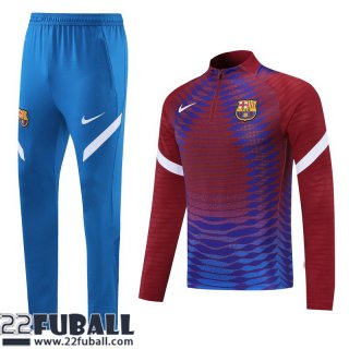 Trainingsanzug Barcelona rot blau Herren 21 22 TG48