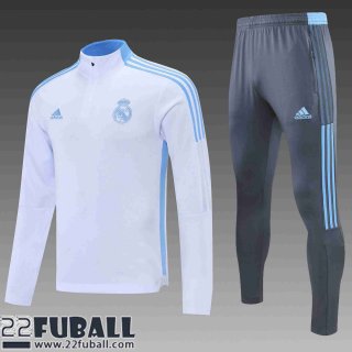 Trainingsanzug Real Madrid Weiß Herren 21 22 TG54