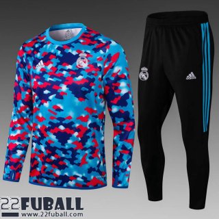 Trainingsanzug Real Madrid Blau Rot Herren 21 22 TG56