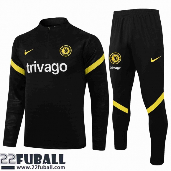 Trainingsanzug Chelsea Schwarz Herren 21 22 TG62