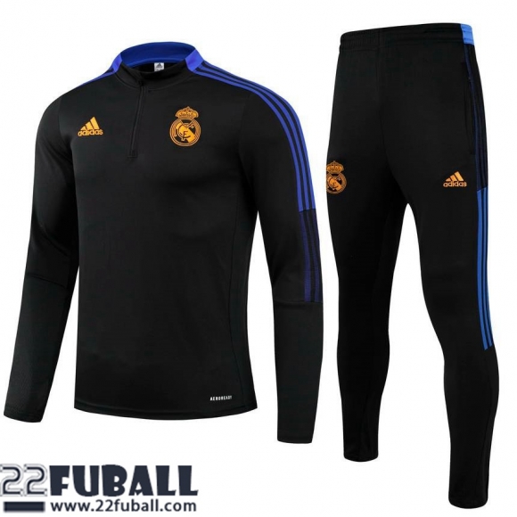 Trainingsanzug Real Madrid Schwarz Herren 21 22 TG85