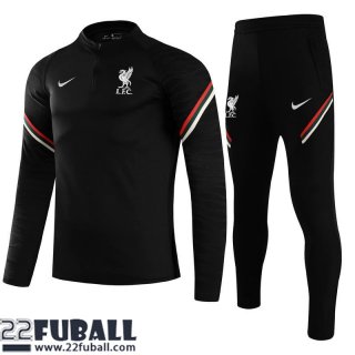 Trainingsanzug Liverpool Schwarz Herren 21 22 TG87