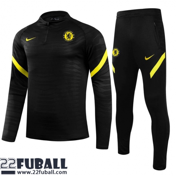 Trainingsanzug Chelsea Schwarz Herren 21 22 TG91