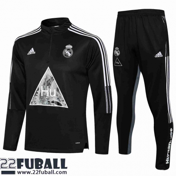 Trainingsanzug Real Madrid Schwarz Herren 21 22 TG98