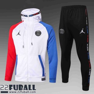 Sweatjacke PSG blanche Kinder 21 22 TK44