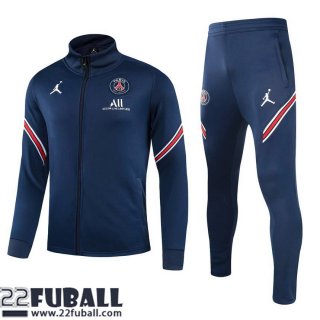 Sweatjacke PSG bleu Kinder 21 22 TK54