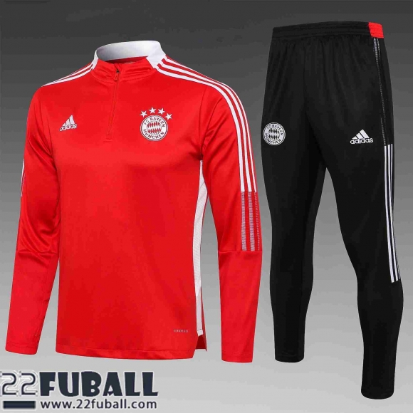 Trainingsanzug Bayern Munchen rouge Kinder 21 22 TK66