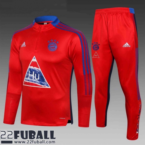 Trainingsanzug Bayern Munchen rouge Kinder 21 22 TK74