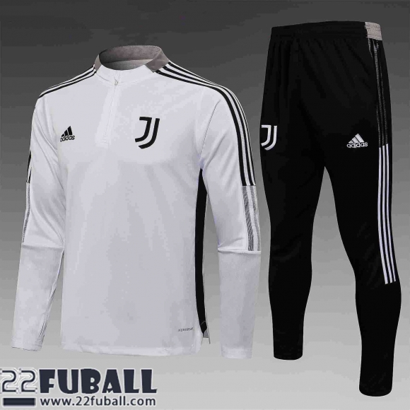 Trainingsanzug Juventus blanche Kinder 21 22 TK77