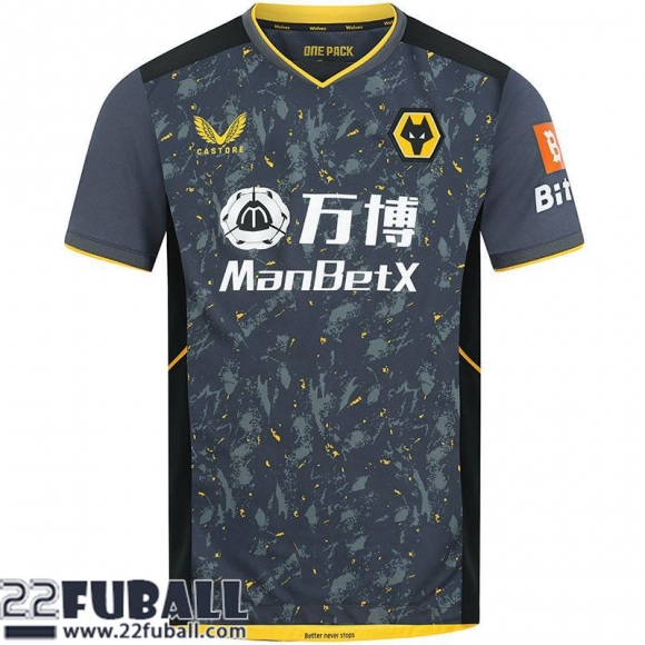 Fussball Trikots Wolverhampton Wanderers Auswärtstrikot Herren 21 22